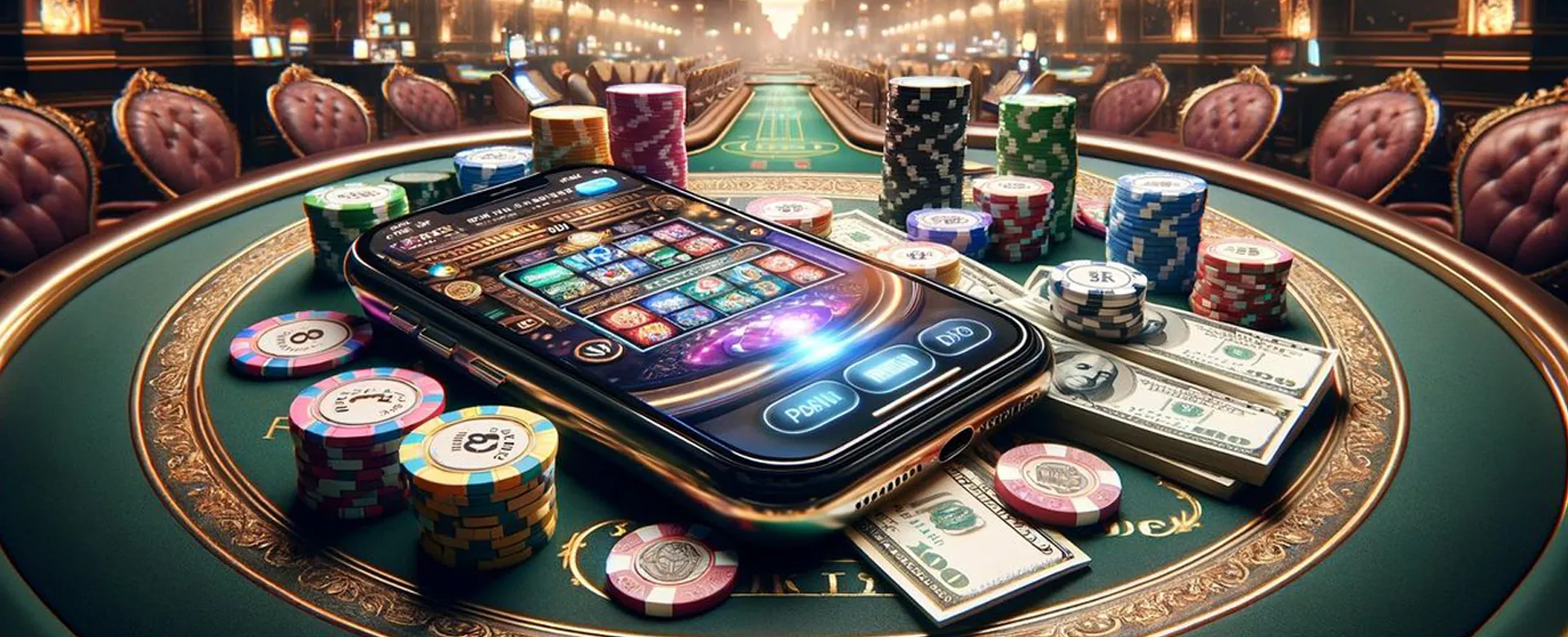 Phfun online casino in the Philippines, featuring a vibrant gaming atmosphere
