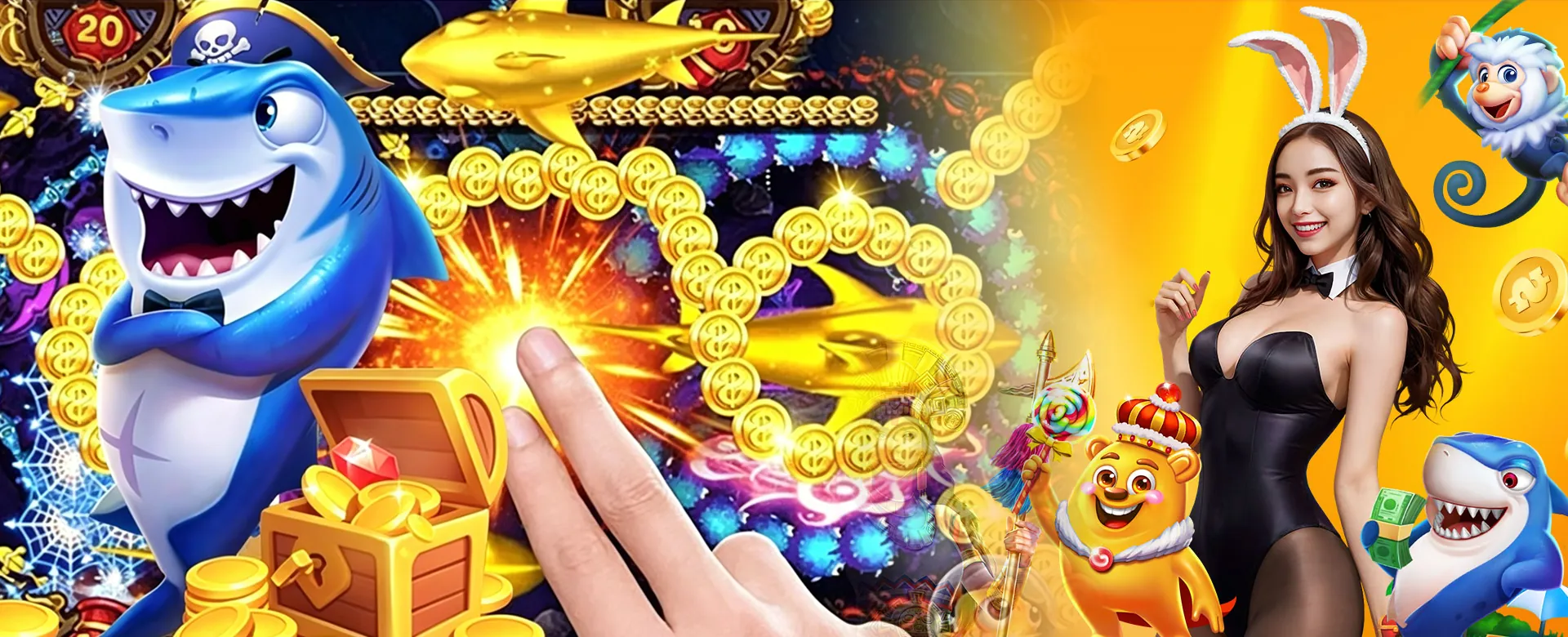 phfun Help Center main image, showing a user receiving online support for gaming